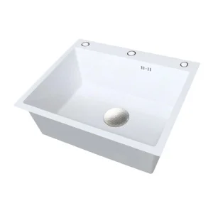 Мойка нерж. сталь "Knois" 600х500х220мм толщ. 0,8мм белая KN605003 (Dikalan) *1