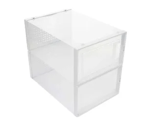 Набор контейнеров для обуви 2шт прозрачный HM-3L-901-2 Hausmann