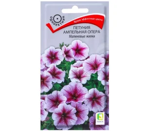 Петуния ампельная Опера Малиновые жилки, 5 шт (Поиск) R3033 *1