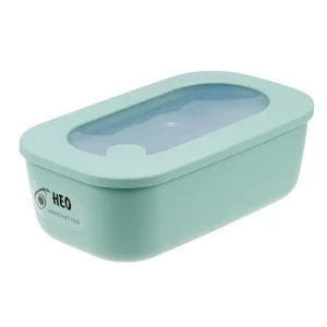 Ёмкость для продуктов герметичная НЕО 0,9л с паровыпускным клапаном М1391 (Фисташковый)