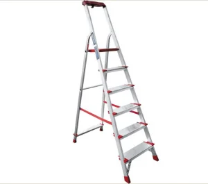 Стремянка 6 ступеней алюминиевая Новая Высота NV 3118 ступень 130мм органайзер 3118106 *1