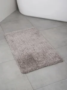 Коврик для ванной Fora Fluffy 100х60см поликоттон серебристый FOR-COTTON-FLF-60-100SL