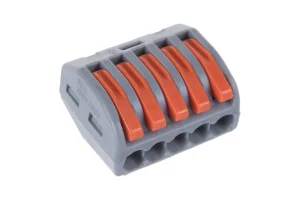 Клемма монтажная 5-проводная упак 5шт LD222-415 STEKKER *1