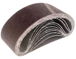 Лента абразивная на тканевой основе бесконечная Р80 75х457мм уп-10шт Matrix 74215 *1/100