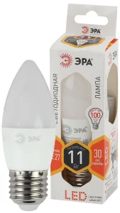 Лампа светодиодная Е27 11Вт 2700К B35-11W-827-E27 Б0032981 Эра