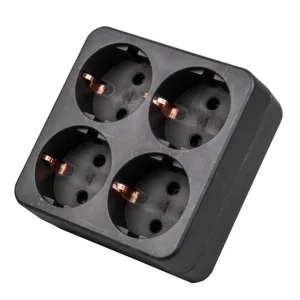 Разветвитель 2-м с/зазем 16А белый выкл. S-GES2-16PB 893792 (Uniel) *1