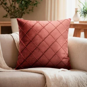 Чехол на подушку "Этель" Соло пыльная роза 43*43 см, 100% п/э    4992380