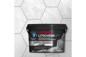 Затирка полимерная LITOCHROM 1-10 LUXURY EVO LLE.205 жасмин, 2 кг ведро