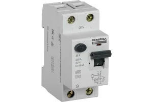 Устройство защитного отключения ВД1-63 2Р 50А 30мА GENERICA ИЭК MDV15-2-050-030