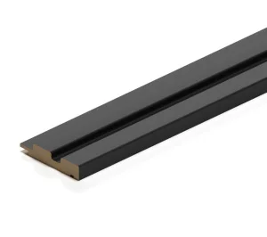 Профиль Финиш МДФ Stella Beats De Luxe Black Lead 2700x77x16мм