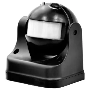 Датчик движения и освещенности SEN11 1200W 12м 180° черный 51515 (Feron) *1