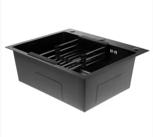 Мойка для кухни с сифоном Dikalan KN605008 нержавеющая сталь 500х600х220мм 