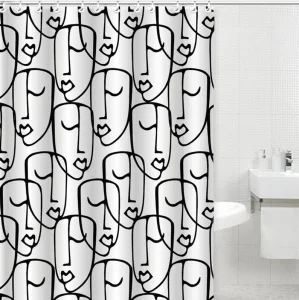 Штора для ванной Gota Rocio Faces полиэстер 180х200см 16204