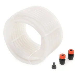 Шланг поливочный ТЭП d=3/4 (19 мм) 'Жук Люкс' (25 м) с коннекторами 7107-00 *1