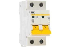 Выключатель автоматический модульный 2п C 25А 4.5кА ВА47-29 IEK MVA20-2-025-C IEK