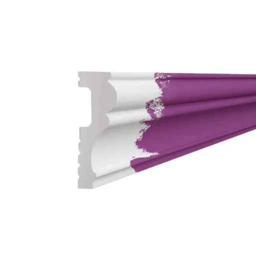 Молдинг настенно-потолочный из полимера ультравысокой плотности 2 UHD 06/60, белый, 2м