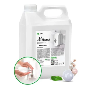 Крем-мыло жидкое увлажняющее "Milana жемчужное" (канистра 5 кг)/4