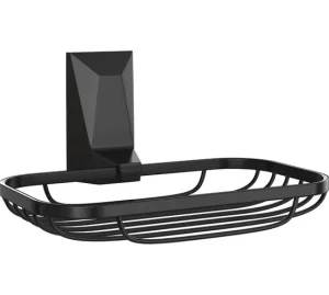 Мыльница настенная Kleber Ice black решётка KLE-ICE040BL сталь