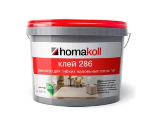 Клей Homakoll 286 фиксатор для гибких напольных покрытий 10кг *1