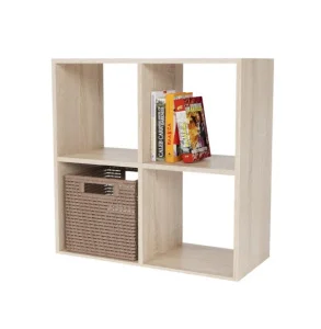 Стеллаж Герда 4 секции 696х700х294мм сонома