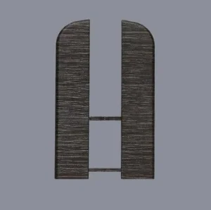 Заглушки для плинтуса (левая/правая) Комфорт Классик Софт 80мм 226 Венге