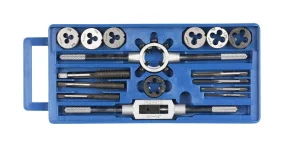 Набор метчиков и плашек 16 предм. сталь 9ХС, в пласт. боксе Зубр 28122-H16 *1