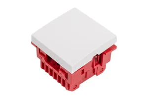 Выключатель 1-кл. 2мод. СП 10А IP20 ВКО-21-00-П бел. PRIMER IEK CKK-40D-VO2-K01