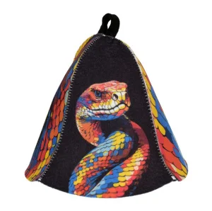 Шапка для бани и сауны "Змея" войлок 41405 Hot Pot *1/20