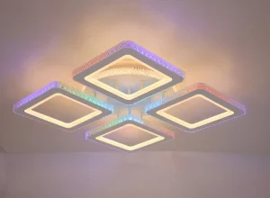 Люстра светодиодная MS 1162/4+1 с пультом ДУ Linvel