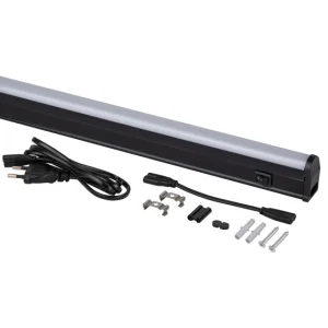 Светильник линейный LLED-01-16W-4000-B 16Вт 4000K L1174мм с выключателем черный Б0065585 (Эра) *1/20