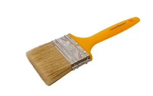 Кисть флейцевая 70мм, толщ 16мм, смешанная  щетина, желтая пласт. ручка, 813470 *1/12/144