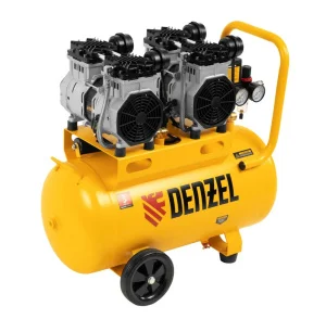 Компрессор Denzel DLS 2200/50 безмаслянный малошумный 2200Вт 380л/мин,ресивер 50л 58031 *1
