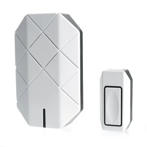 Звонок электрический E-377 дверной, 30 мелодий, белый 41433 (Feron) *1