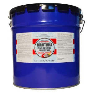 Мастика Битумно-полимерная МБП, ХозДвор 1шт=20кг
