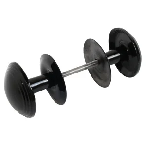 Ручка-кнопка дверная РДК -115 черная 16852 *1/50