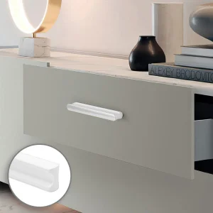 Ручка-скоба CAPPIO RSC022, алюминий, м/о 160 мм, цвет белый 9627907