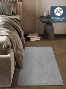 Коврик НАНОХЛОПОК SHAHINTEX 80х120см пепельный 05 S *1