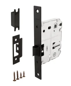 Защелка врезная FUARO PLASTP72-50 (P72-50) BL черный 42359 *1