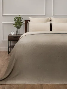 Плед Texrepublic 150х200см фланель однотонный бежевый TF FNP BE-GY3 006/1520 NC 95263 *1