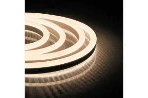 Лента светодиодная,144SMD(2835)/м  12Вт/м 220V IP67 50м, 3000K LS721 с 1 сетевым шнуром, 1 заглушкой