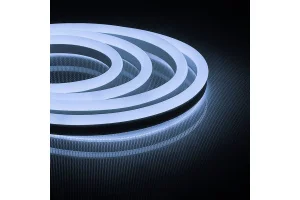 Лента светодиодная,120SMD(2835)/м  9,6Вт/м 220V IP67 50м, 6500К LS720 с 1 сетевым шнуром, 1 заглушко