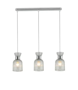 Светильник потолочный LV 9451/3 Альма Хром Е14 40W 620х120х700мм