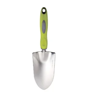 Совок Посадочный нерж. сталь с пластиковой ручкой OLOV Профи Д7385 *1