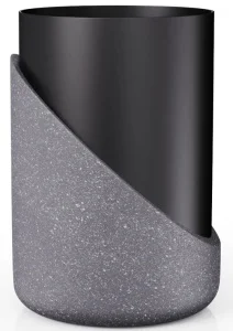 Стакан для зубных щеток Fora Granit dark FOR-GRD044 полирезин