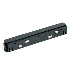 Соединитель-коннектор для низковольтного шинопровода, черный, прямой LD3003