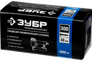 Гвозди для нейлера тип 18GA 47/300/F 40мм уп-5000шт Зубр Профессионал 31830-40 *1