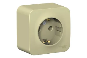 Розетка 1-м ОП BLANCA 16А 250В без шторок без заземл. изол. пласт. беж. SchE BLNRA000117