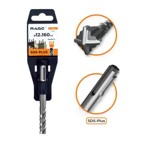 Бур по бетону 12х160мм SDS-plus Quadro-X RAGE by VIRA 566216 *1