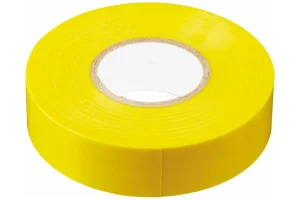 Изолента ПВХ 0,13мм*15мм*20м желтая *1/80