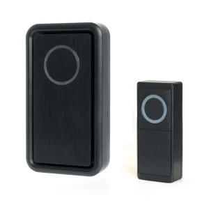 Звонок электрический E-379 дверной, 18 мелодий, черный 41436 (Feron) *1